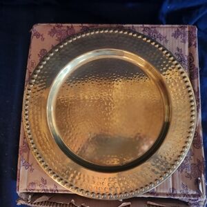 8-13" Solid Brass Chargers